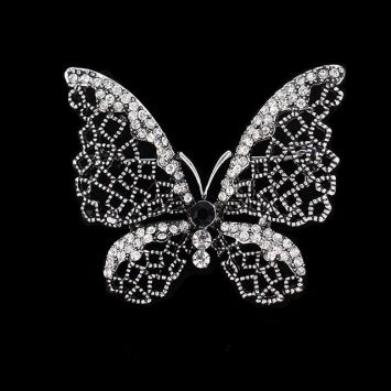 Брошь - Кристальная бабочка