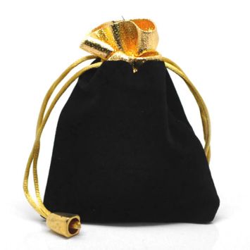 Подарочный мешок - Золотая полоска