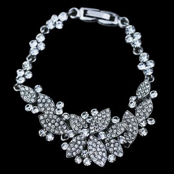 Свадебный браслет - Кристальный орнамент