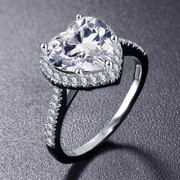 Женское кольцо - Нежное сердце