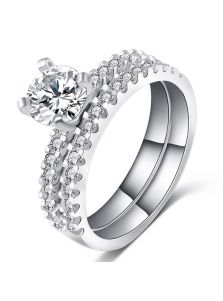 Двойное кольцо - Алмаз