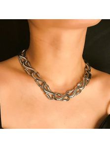 Ожерелье-цепь - Нестандартное плетение