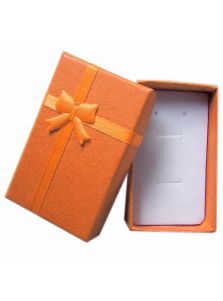 Подарочная коробочка - Прямоугольная с бантиком