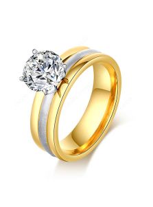 Стальное кольцо - Алмазный блеск