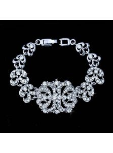 Свадебный браслет - Букет кристаллов