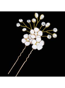 Свадебные шпильки - Керамические цветы