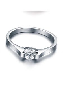 Женское кольцо - Камень в зажиме