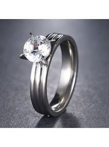 Женское кольцо - Конусный камень