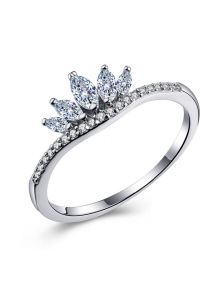Женское кольцо - Кристальная корона
