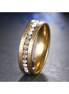 Женское кольцо - Кристальная змейка