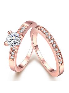 Женское кольцо - С двух колец