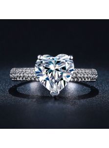 Женское кольцо - С сердцем